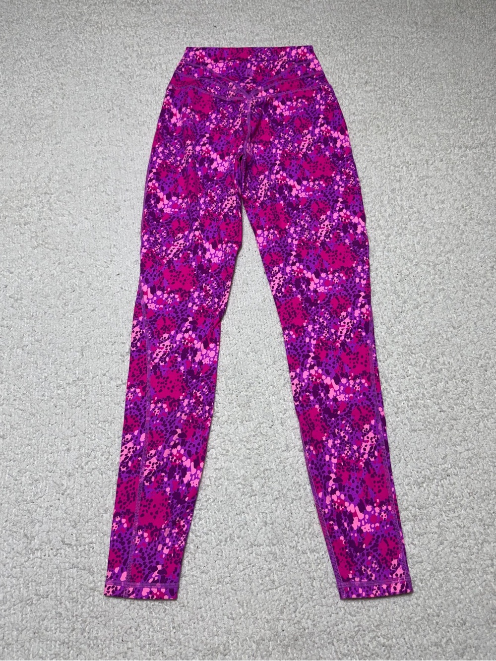 Buffbunny Collection Pink Purple Printed Leggings XS